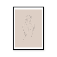 Chasity | Line Art | Art Print