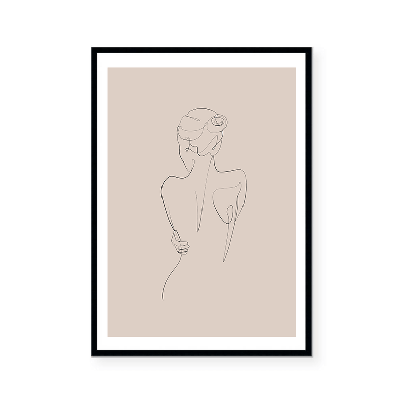 Chasity | Line Art | Art Print