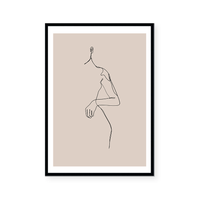 Sandra | Line Art | Art Print