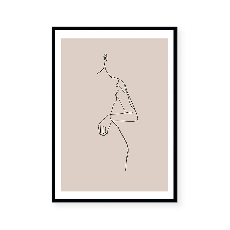 Sandra | Line Art | Art Print