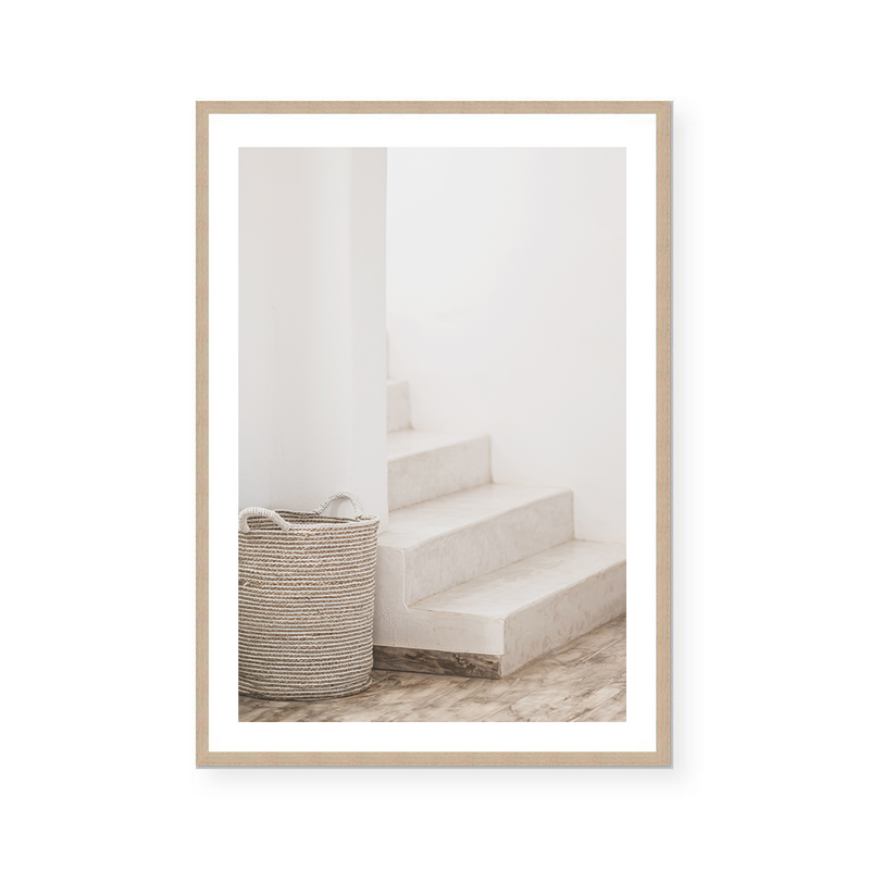 Santorini Staircase | Art Print