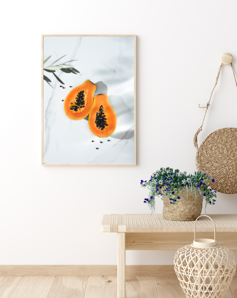 Exotic Papaya | Art Print