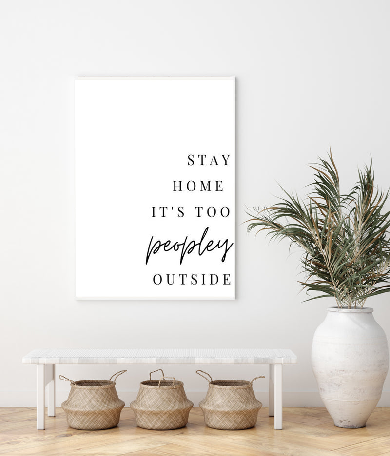 Stay Home | Art Print