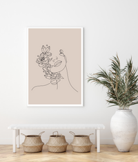 Melany | Line Art | Art Print