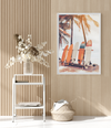 Surfboards And Palm Trees | Art Print