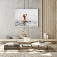 Surf At Sunset | Art Print