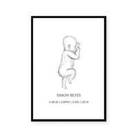 Custom Birth Print | Art Print