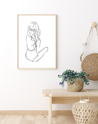 Jelica | Line Art | Art Print