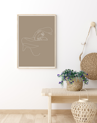Aggie | Line Art | Art Print