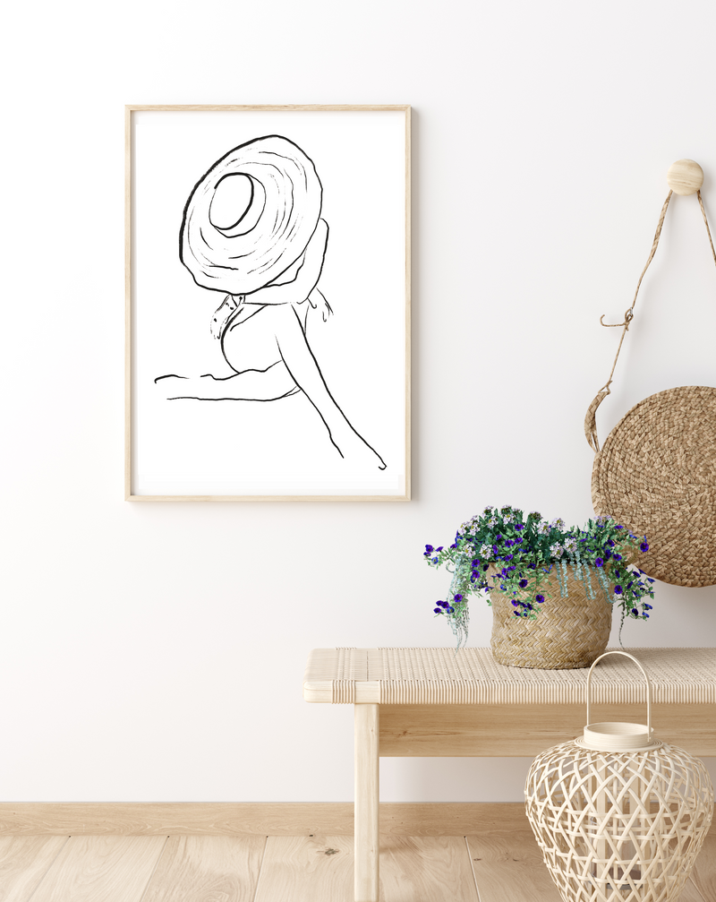 Cilla | Line Art | Art Print