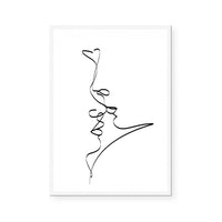 Kiss Me | Line Art | Art Print