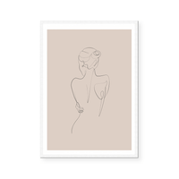 Chasity | Line Art | Art Print