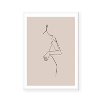 Sandra | Line Art | Art Print